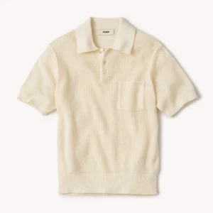 New Arrivals Buck Mason Natural Riviera Cotton Polo