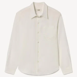 New Arrivals Buck Mason Natural Draped Linen Lounge Lizard Shirt