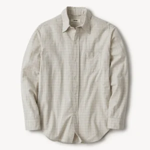 New Arrivals Buck Mason Windowpane Plaid Wornwell One Pocket Shirt