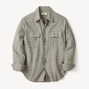 New Arrivals Buck Mason Mendocino Plaid Breeze Cotton Linen Ls Shirt