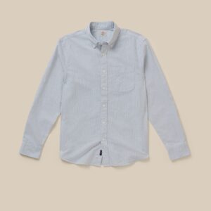 New Arrivals Faherty Laundered Oxford Shirt - Classic Blue Stripe