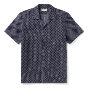 New Arrivals taylorstitch The Davis Shirt in Indigo Raindrop Sashiko