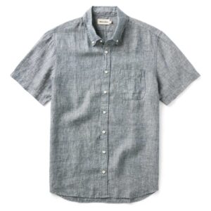 New Arrivals taylorstitch The Short Sleeve Jack in Ocean Linen