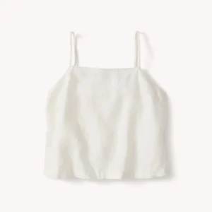 New Arrivals Buck Mason Natural Sea Breeze Linen Coastline Cami