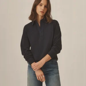 New Arrivals Buck Mason Dress Navy Field-Spec Boyfriend Crop Rugby