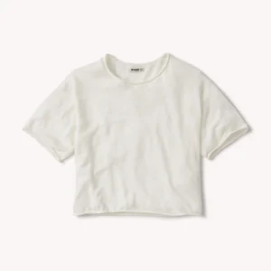 New Arrivals Buck Mason Natural Lighthouse Linen Roll Neck Tee