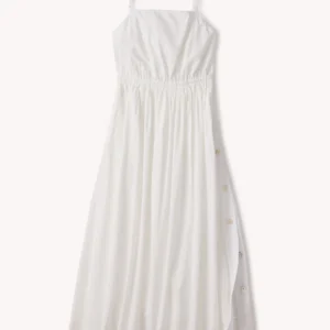 New Arrivals Buck Mason Natural Poplin Veranda Dress
