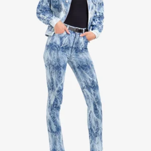 New Arrivals Jordache TIE-DYE LOGO JACQUARD OVERSIZED JACKET
